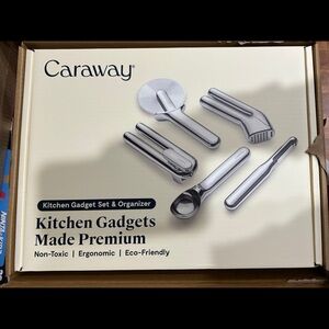 Caraway Silver Kitchen Gadget Set